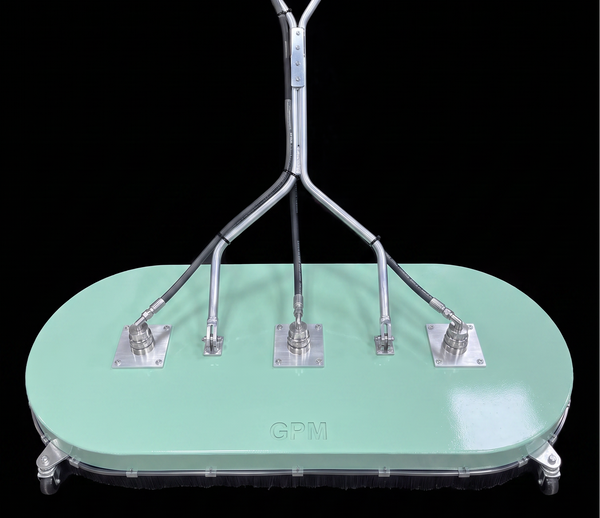 48 Inch High Flow Surface Cleaner | Genuine Performance Machinery | Tri Swivel